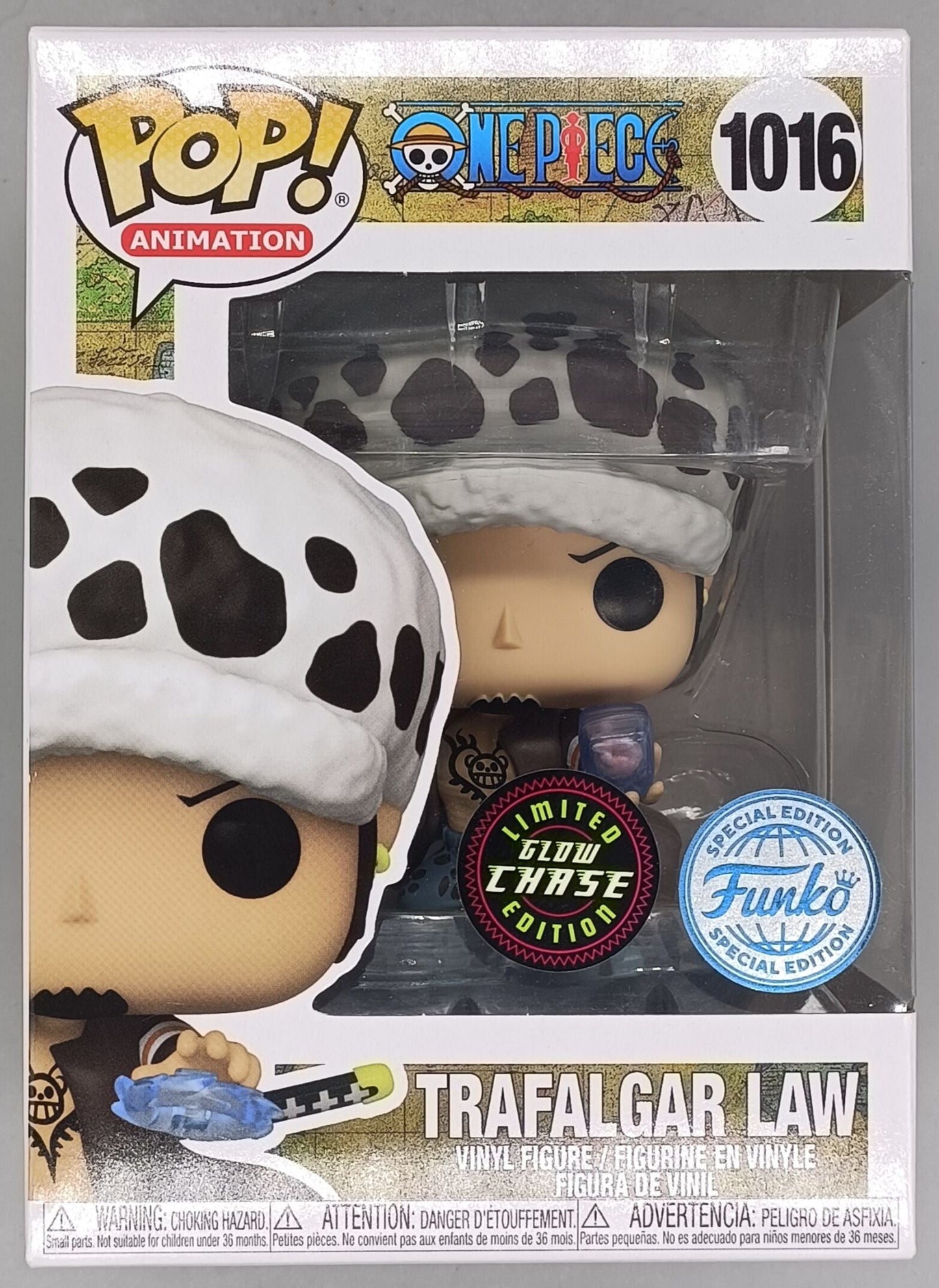 1016 Trafalgar Law (Room Attack) Glow Chase - One Piece Funko POP