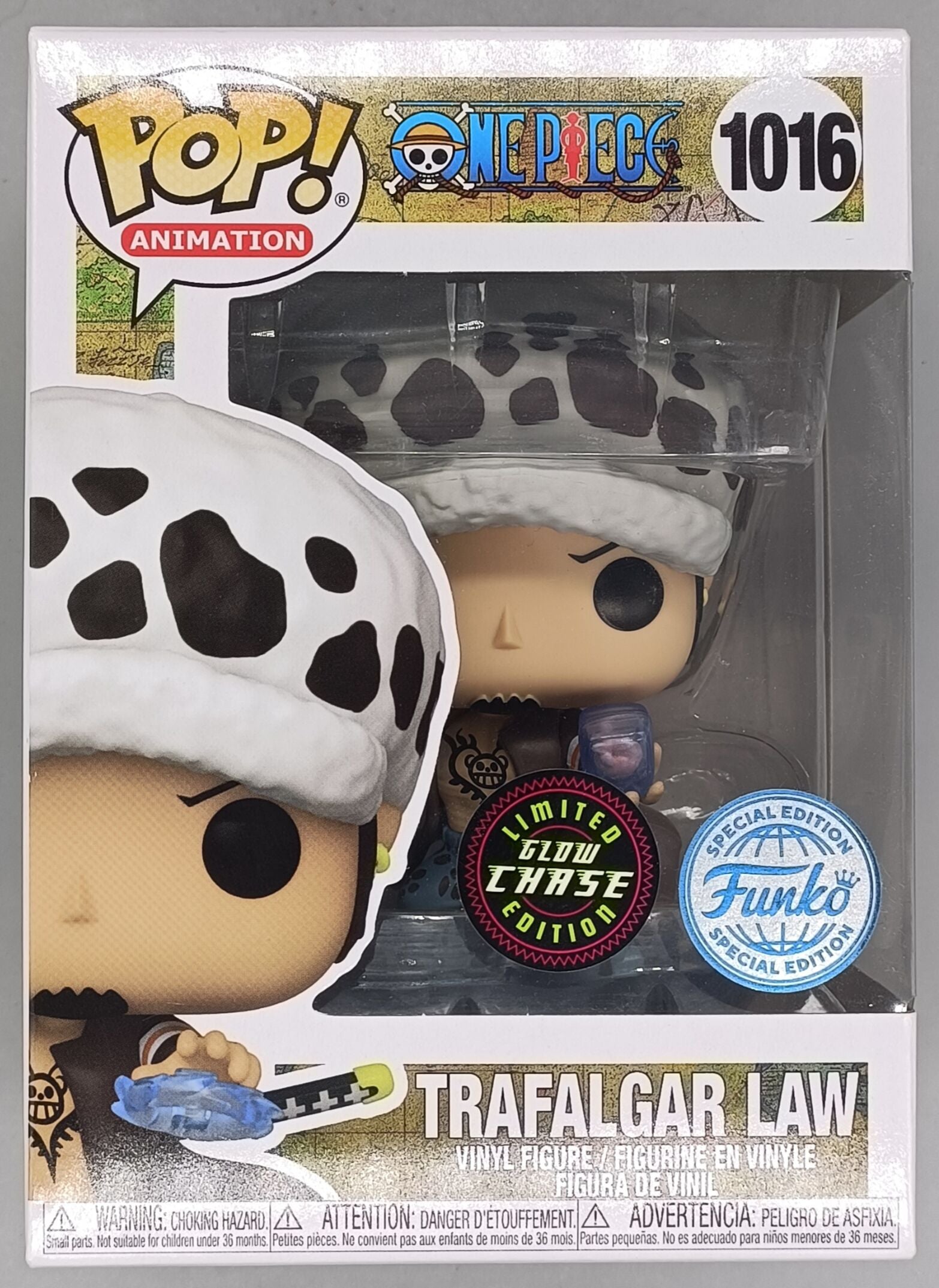 1016 Trafalgar Law (Room Attack) Glow Chase - One Piece Funko POP