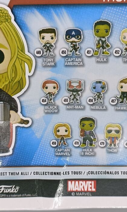 482 Thor (w/ Stormbreaker and Mj?lnir) Marvel Avenge Box Damaged Funko POP