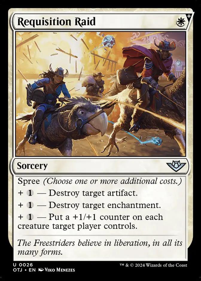 26 - Requisition Raid - Outlaws of Thunder Junction - Normal - Magic: The Gathering Card