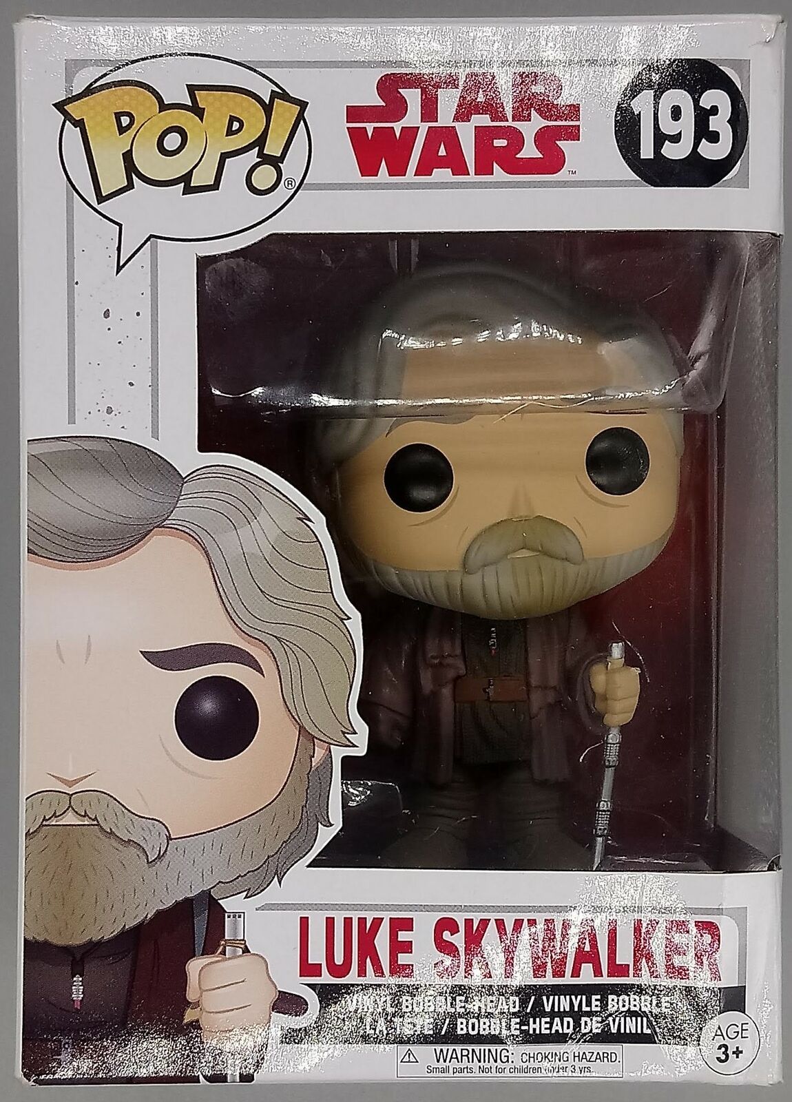 193 Luke Skywalker Star Wars The Last Jedi - Box Damaged Funko POP Funko