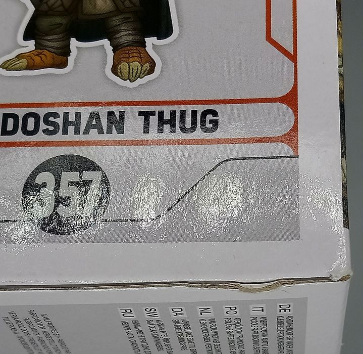 357 Trandoshan Thug - Star Wars The Mandalorian Funko POP - Box Damaged