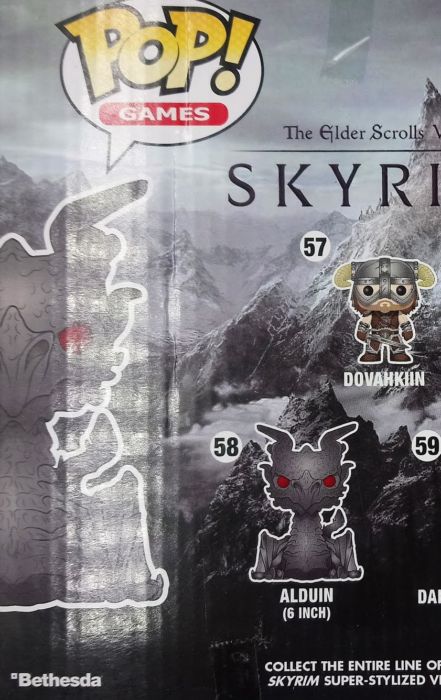 58 Alduin - 6 Inch - Elder Scrolls Skyrim - Box Damaged Funko POP