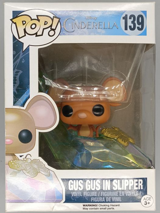 139 Gus Gus in Slipper - Disney Cinderella Box Damaged Funko POP Funko