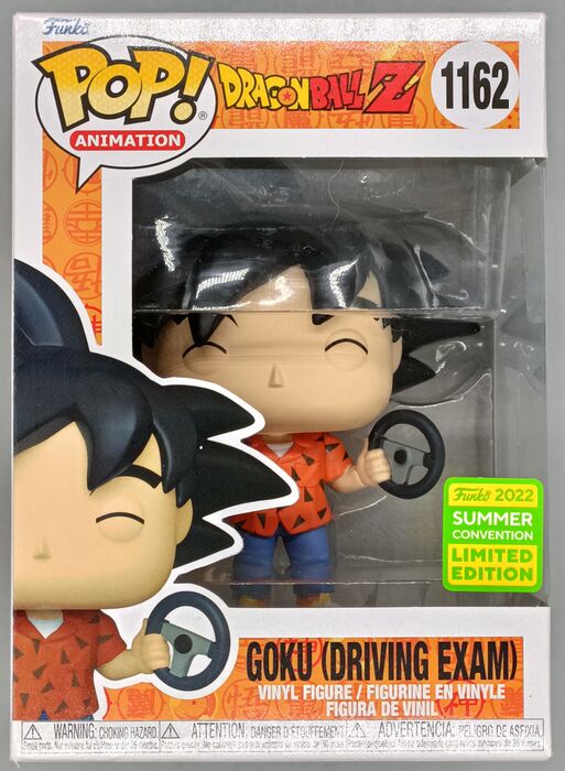 1162 Goku (Driving Exam) - Dragon Ball Z - 2022 Con Box Damaged Funko POP
