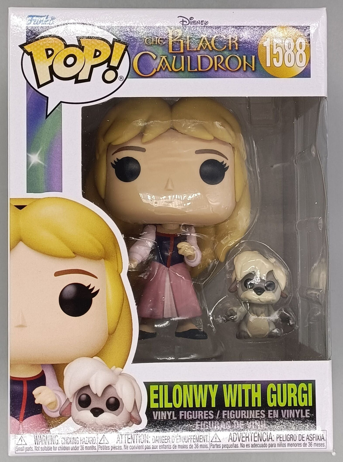 1588 Eilonwy with Gurgi - Disney The Black Cauldron Funko POP - Brand New Funko