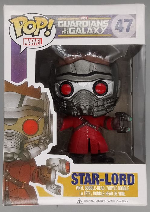 47 Star-Lord - Marvel - Guardians of the Galaxy Box Damaged Funko POP