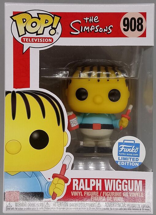 908 Ralph - The Simpsons - Box Damaged Funko POP