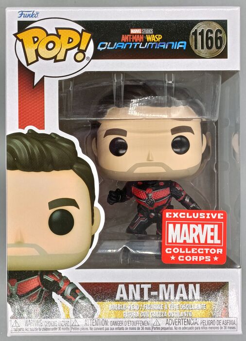 1166 Ant-Man (Unmasked) Marvel Quantumania MCC Funko POP