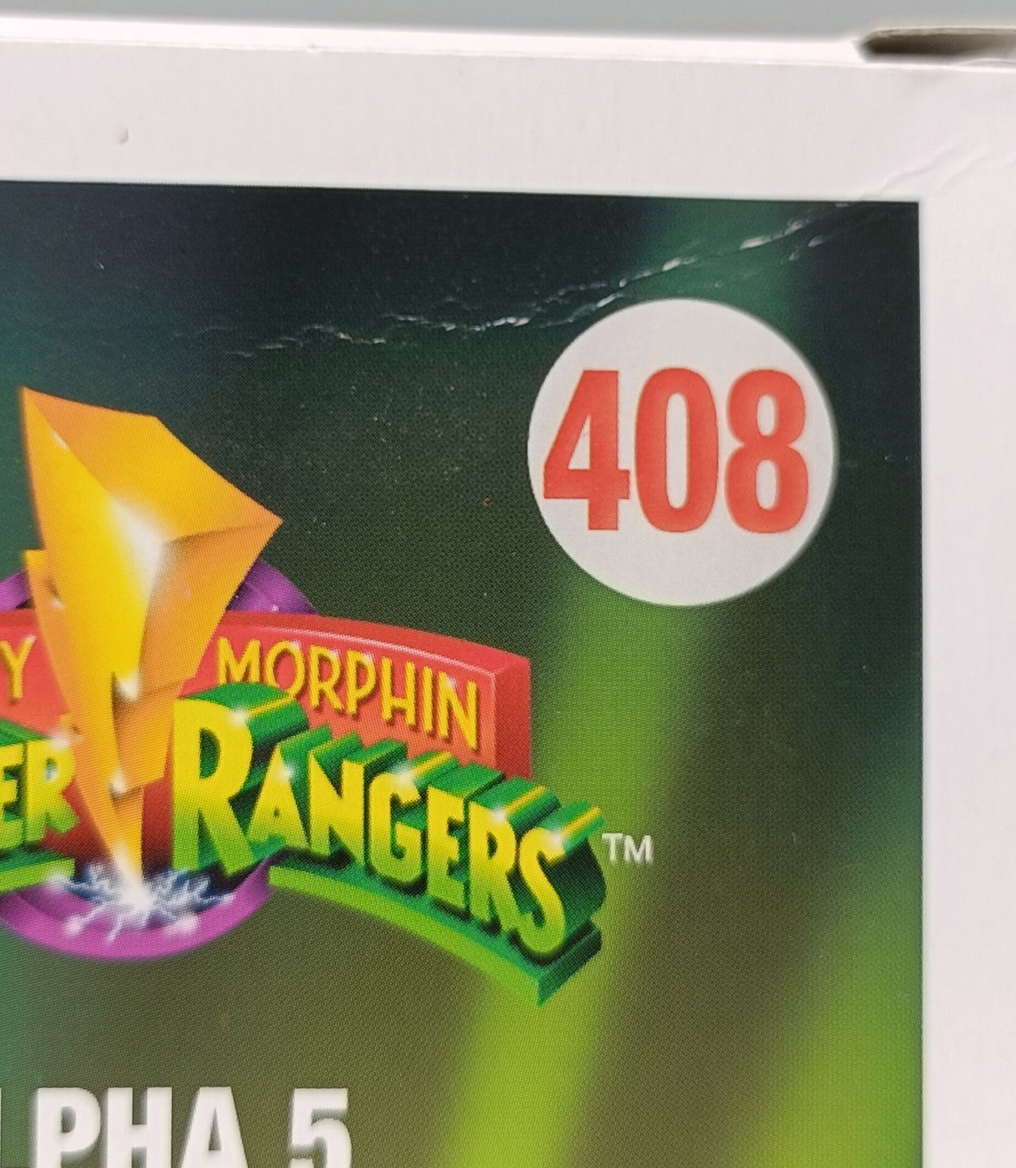 408 Alpha 5 (Black & Gold) - Power Rangers Funko POP (Box Damage)