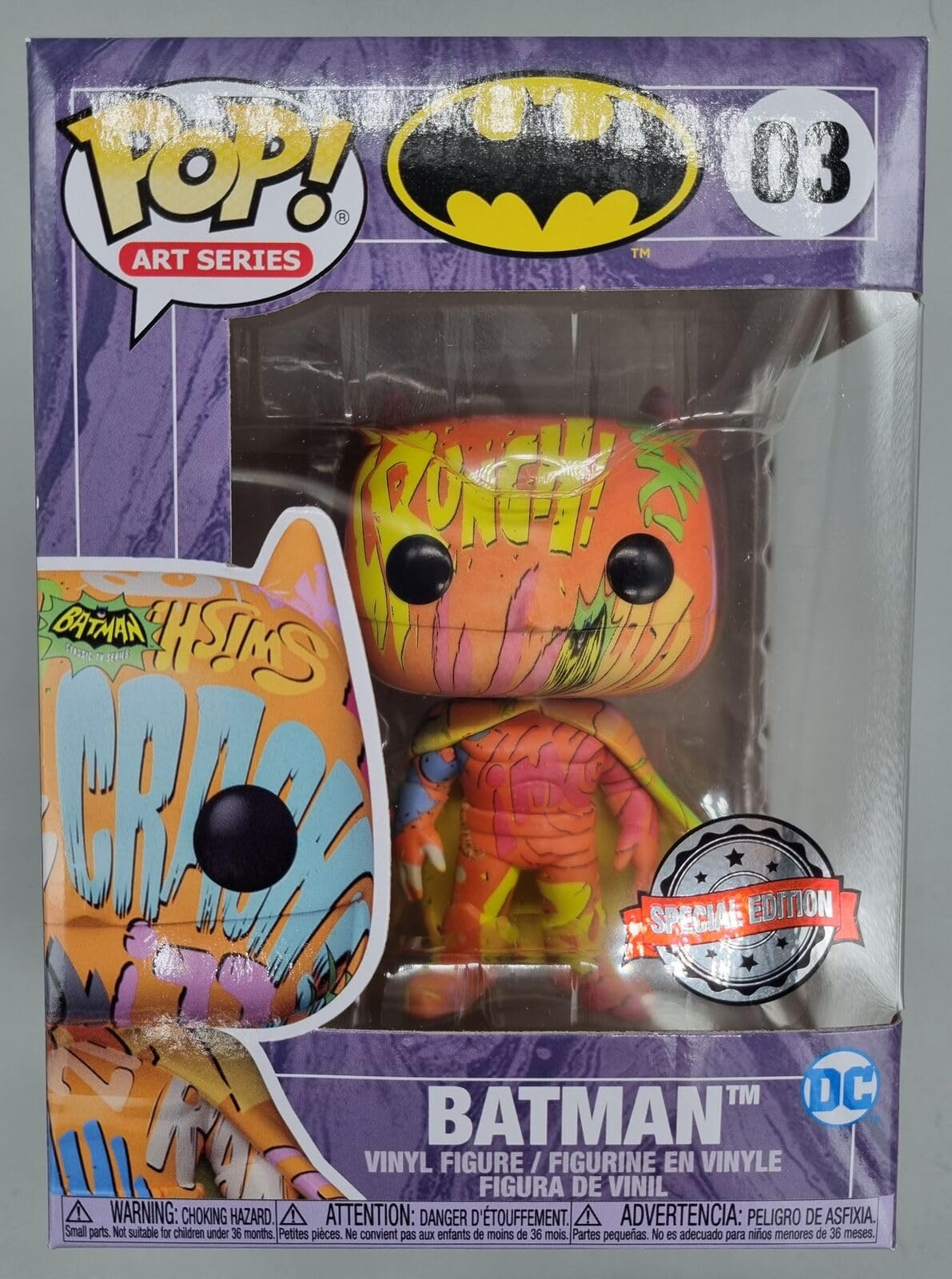 03 Batman (Orange) - Art Series - DC - Funko POP - Box Damaged Funko