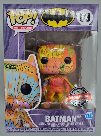 03 Batman (Orange) - Art Series - DC - Funko POP - Box Damaged Funko