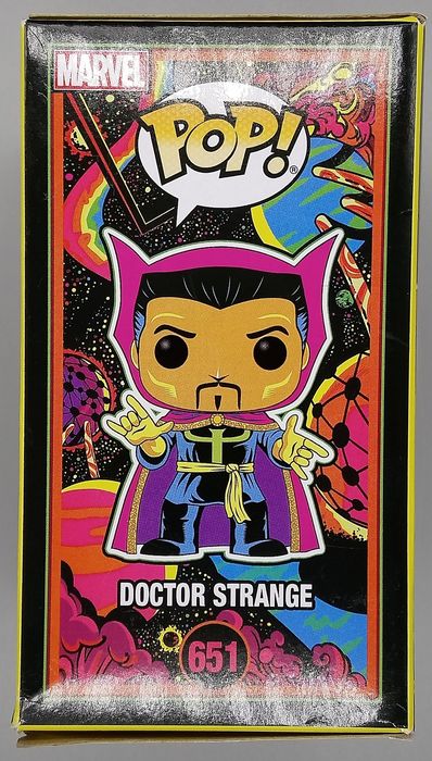 651 Doctor Strange (Blacklight) Marvel - Box damaged Funko POP