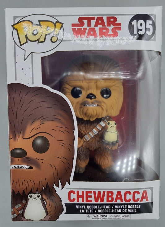 195 Chewbacca (w/ Porg) - Star Wars Funko POP