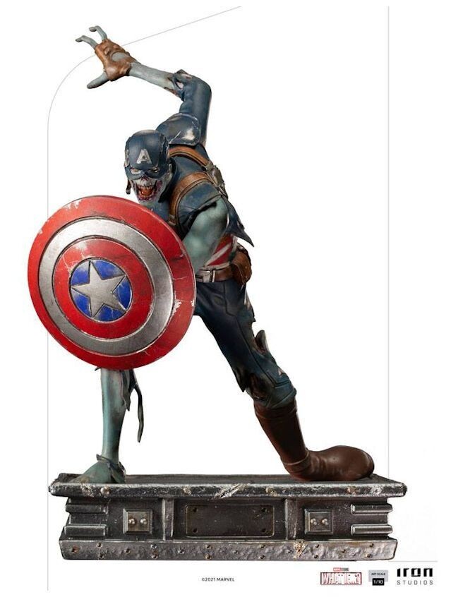 Scale Figure 1/10 Captain America Zombie - What If...? Scale Figures