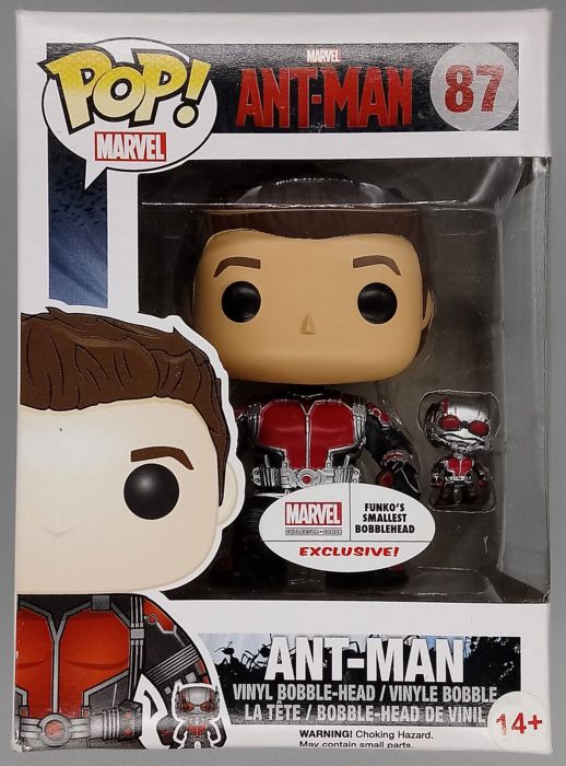 87 Ant-Man (Unmasked) Marvel Collector Corps Box Damaged Funko POP