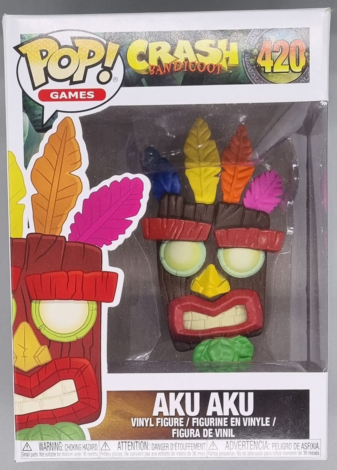 420 Aku Aku - Crash Bandicoot - Funko POP - Box Damaged