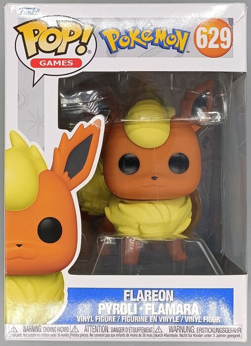629 Flareon - Pokemon Box Damaged Funko POP Funko