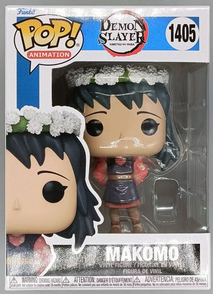 1405 Makomo (Flower Headdress) - Demon Slayer Box Damaged Funko POP