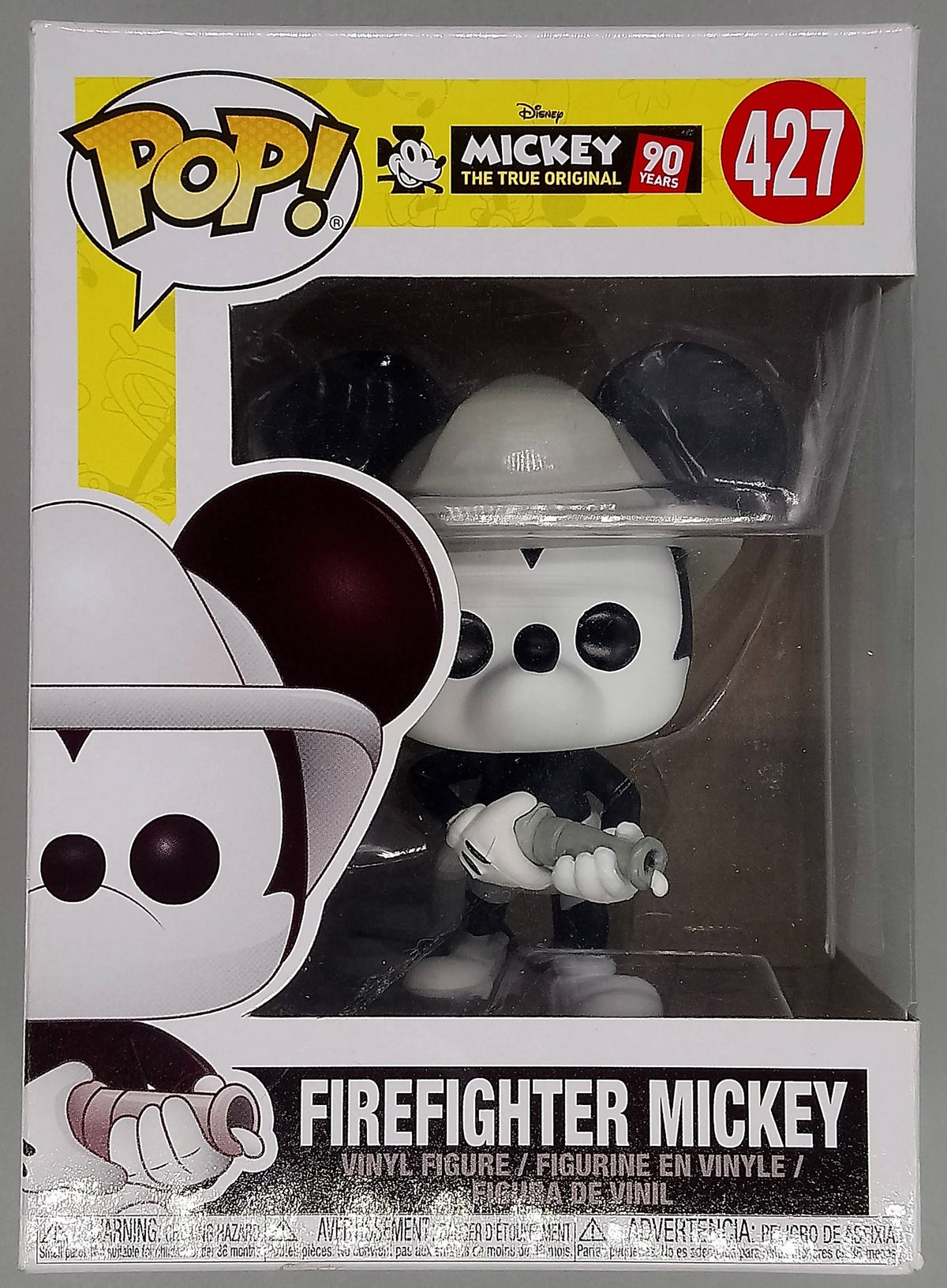 427 Firefighter Mickey Disney Mickey's 90th Anniversary Funko POP (Box Damage)