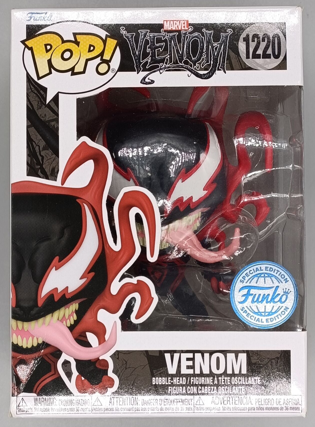 1220 Venom (Carnage Miles Morales) Marvel Funko POP - Box Damaged