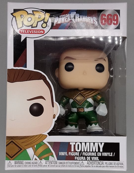 669 Tommy (Green Ranger) Without Helmet Power Ranger Funko POP - Box Damaged