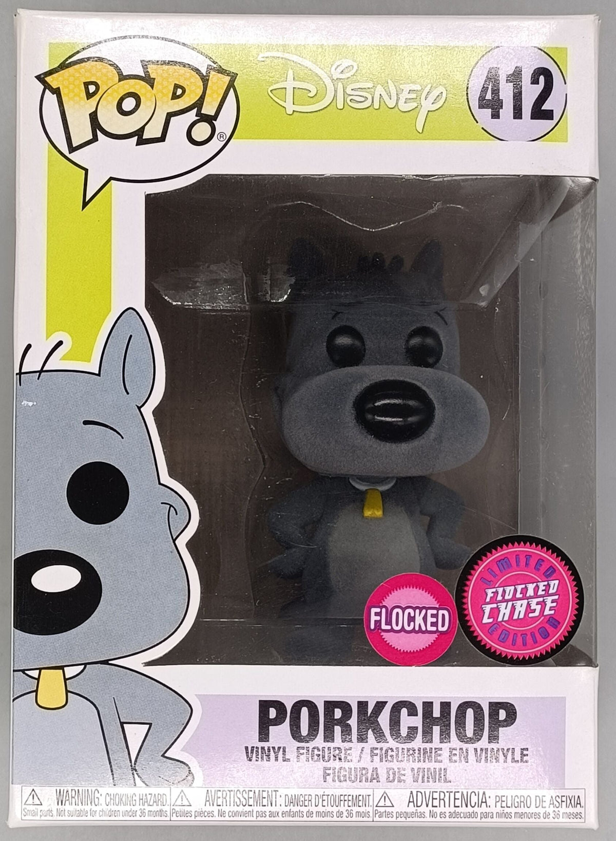 412 Porkchop - Flocked Chase - Disney Doug Funko POP - Box Damaged Funko