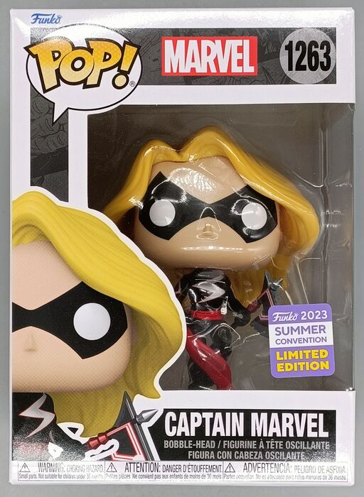1263 Captain Marvel (w/ Axe) Marvel - 2023 Con Funko POP Funko