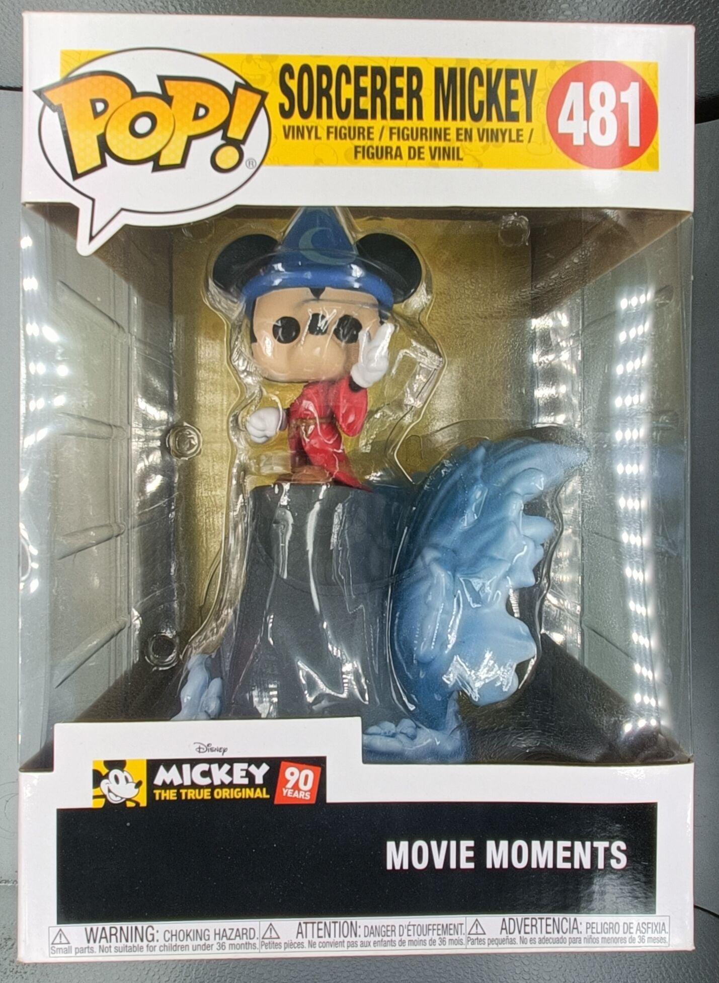 481 Sorcerer Mickey - Movie Moment - Disney Fantasia Funko POP (Box Damage)