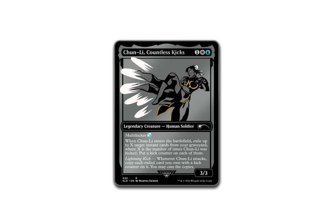 Pinfinity AR Pin: Limited Edition Pin Set - Magic the Gathering Secret Lair x Street Fighter PMTGSLSET002 Pin