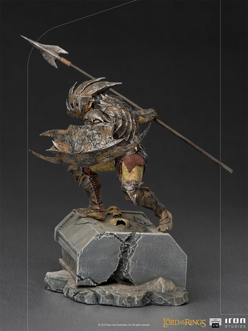 Scale Figure 1/10 Armored Orc - Lord of the Rings Scale Figures