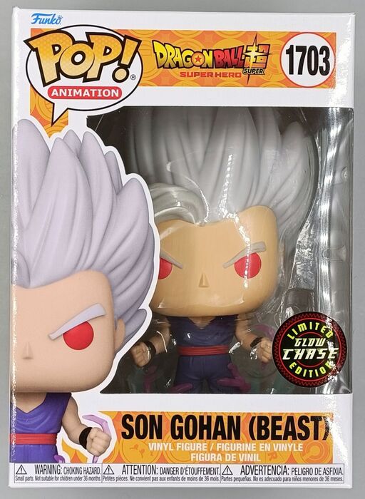 1703 Son Gohan (Beast) Glow Chase - Dragon Ball Super Hero Funko POP - Brand New