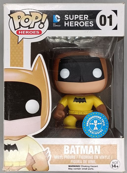 01 Batman (Rainbow- Yellow) - DC Super Heroes - Box Damaged Funko POP Funko