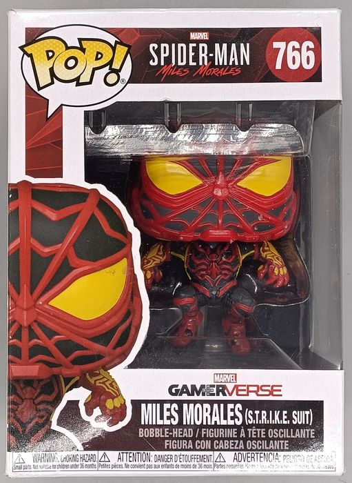 766 Miles Morales (S.T.R.I.K.E. Suit) - Spider-Man Funko POP - Box Damaged Funko
