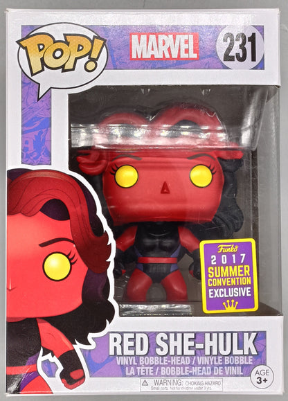 231 Red She-Hulk - Marvel - 2017 Con Funko POP