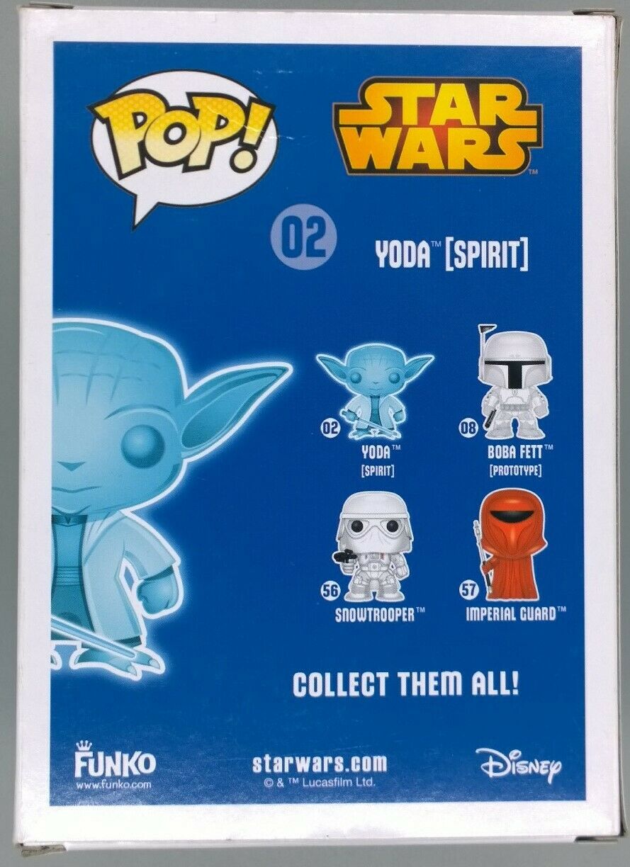 02 Yoda (Spirit) - Glow - Star Wars Funko POP