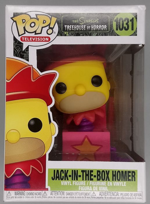 1031 Jack-in-the-Box Homer - The Simpsons - Box Damaged Funko POP Funko