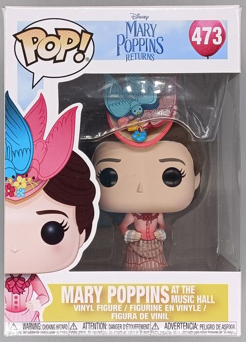 473 Mary Poppins (at the Music Hall) - Disney Mary Poppins Box Damaged Funko POP