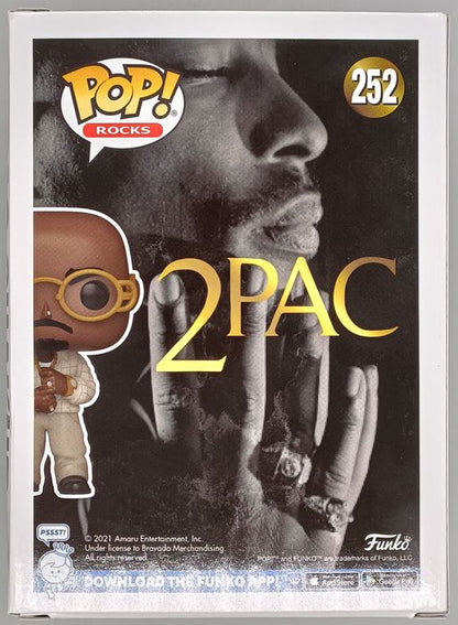 252 Tupac Shakur (Loyal to the Game) - Rocks - 2Pac Box Damaged Funko POP