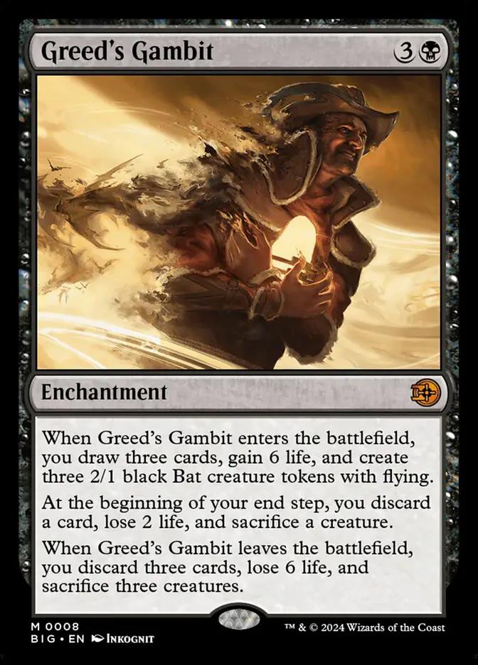8 - Greed's Gambit - The Big Score - Normal - Magic: The Gathering Card