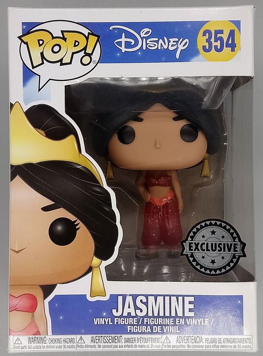 354 Jasmine - Glitter - Disney Aladdin - Exclusive Funko POP Funko