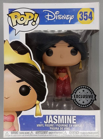354 Jasmine - Glitter - Disney Aladdin - Exclusive Funko POP Funko