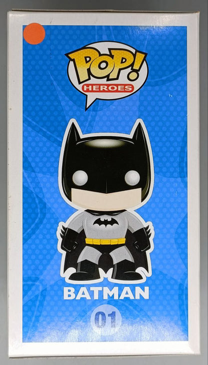 01 Batman (DC Universe) Metallic Chase - Funko POP - Box Damaged