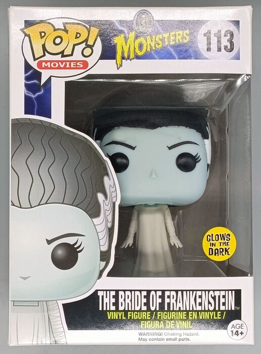 113 The Bride of Frankenstein - Glow - Universal Monsters Funko POP
