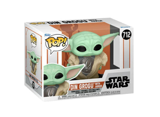 712 Din Grogu with Armor - Star Wars: The Mandalorian Funko POP PRESALE