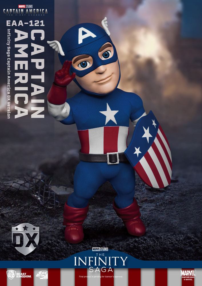 Captain America: The First Avenger Egg Attack Action Action Figure Captain America DX Version 17 cm NEW