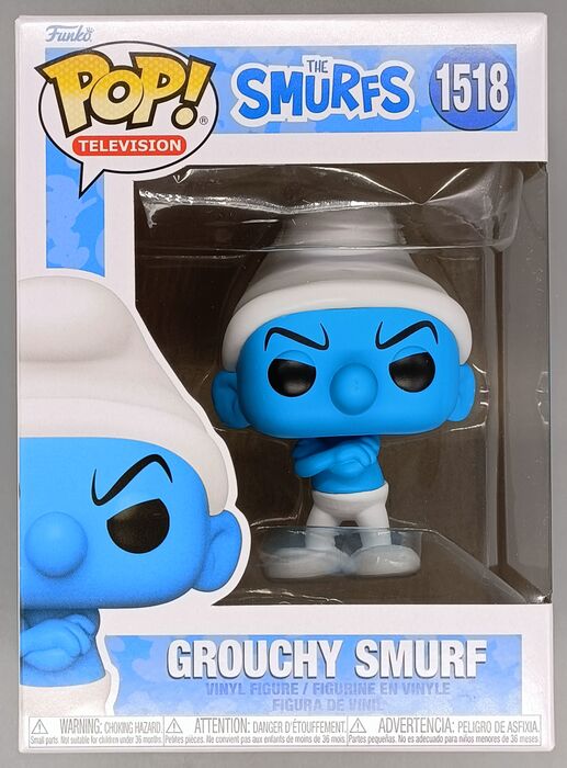 1518 Grouchy Smurf - The Smurfs - Brand New Funko POP