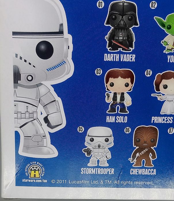05 Stormtrooper - Star Wars - Box Damaged Funko POP