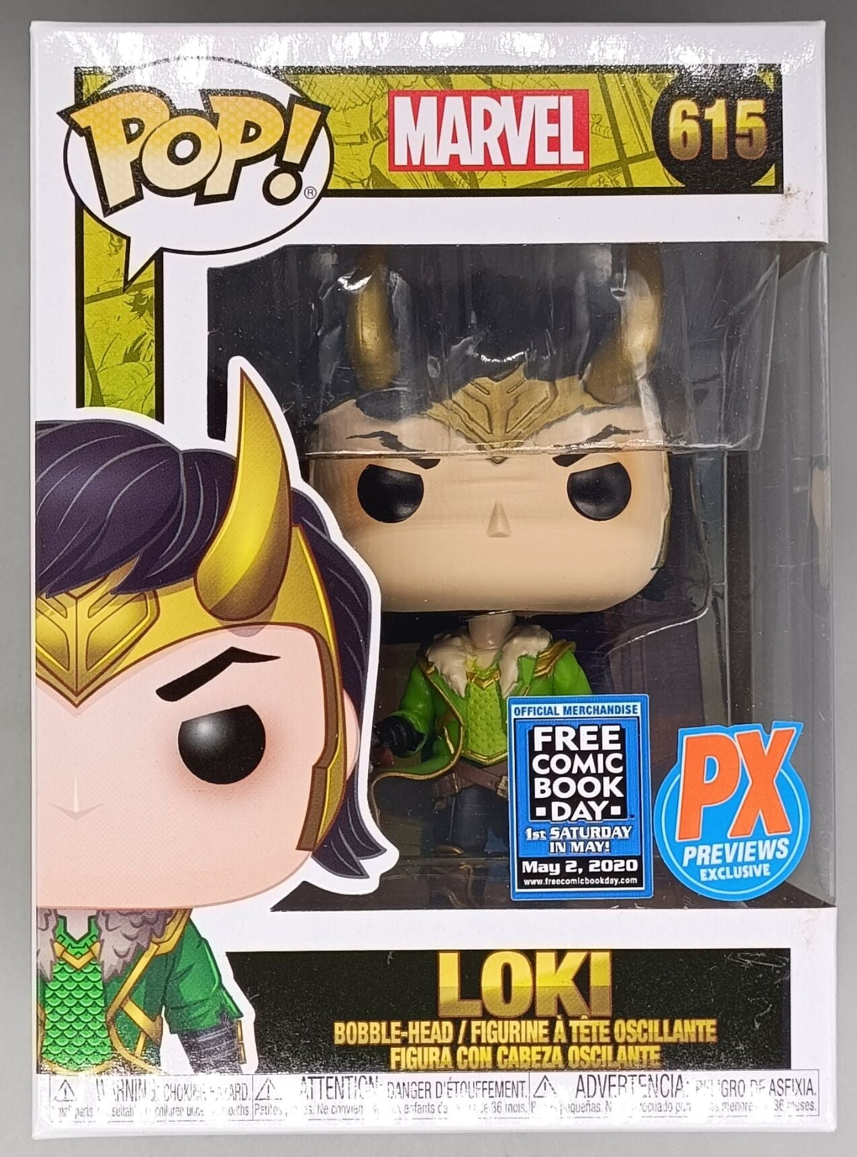 615 Loki (w/ Mjölnir) - Marvel Funko POP Funko