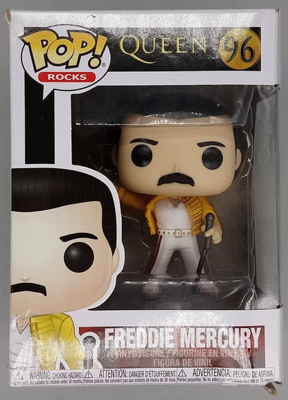 96 Freddie Mercury (Wembley 1986) Rocks - Queen Box Damaged Funko POP Funko